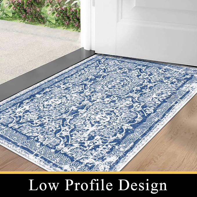 Vaukki Hallway Runner Rug, Vintage Shaggy Soft Laundry Rug Runner, Non Slip - Image 7