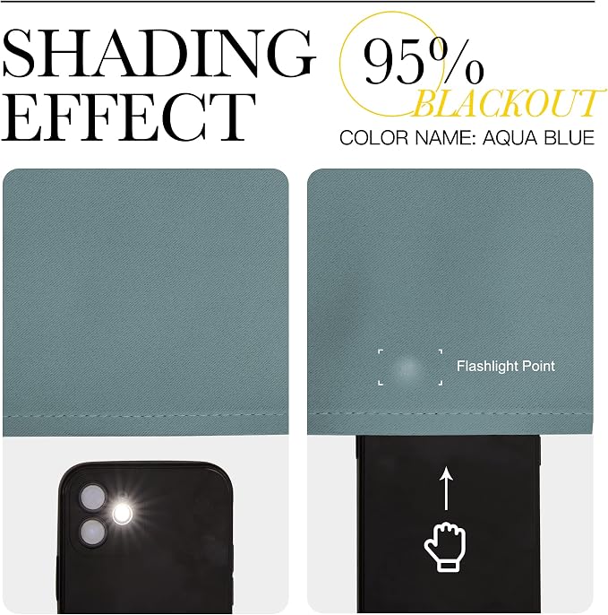 NICETOWN Modern Blackout Curtains Noise Reducing - Image 5