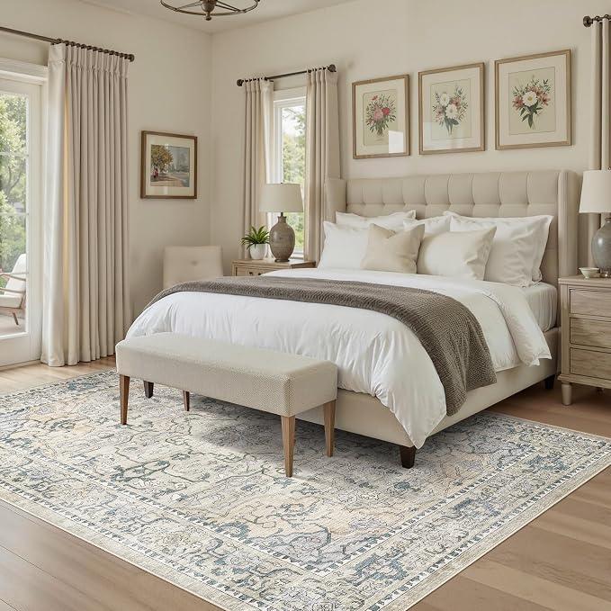 cotiled 9x12 Area Rugs Large Washable Rugs - Image 4