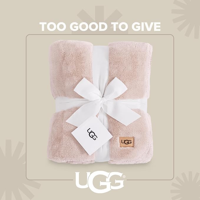 UGG Whitecap Fleece Throw Blanket, Soft Plush Throw - Image 3
