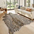 Leopard Rug Cheetah Print Carpet: 6.2x8.2ft Large Faux Skin Mat Animal Print by WMTNVMTER
