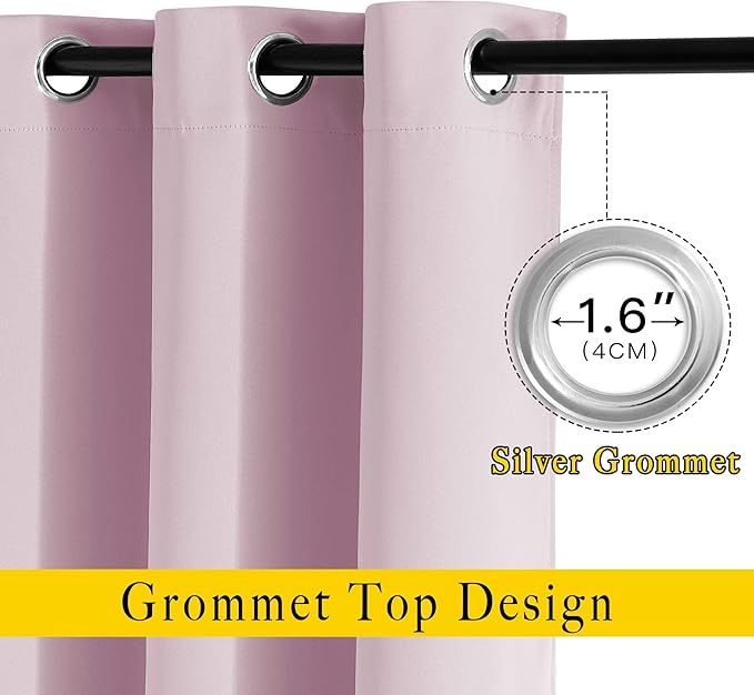 NICETOWN Blackout Curtains for Girls Room - Image 2