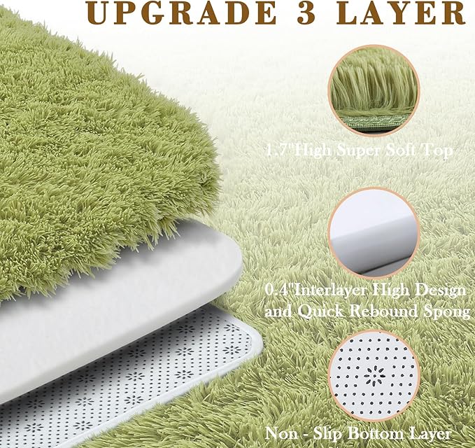 8x10 Area Rugs for Bedroom Living Room, Large Area Rug Shag Carpet Soft Plush - Image 5