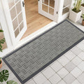 OLANLY Front Door Mat Outside Entrance 47x17, Heavy Duty Sturdy Natural Rubber by OLANLY