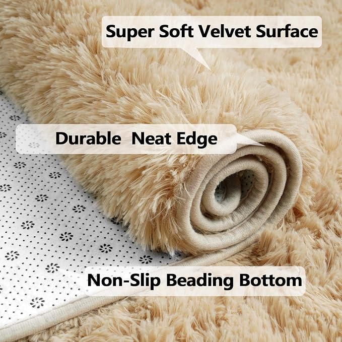 Merelax Soft Modern Indoor Shaggy Rug - Image 5