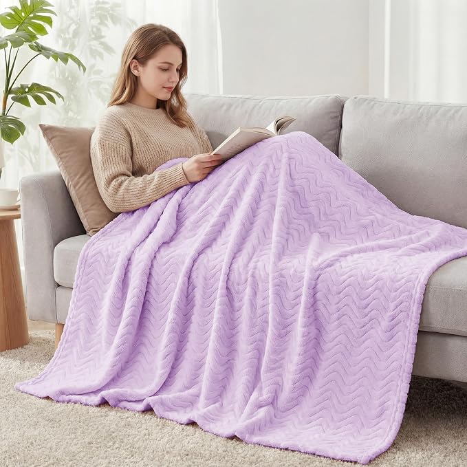 Exclusivo Mezcla Twin Blanket for Bed, Cozy Lightweight Fleece Blankets for All - Image 7