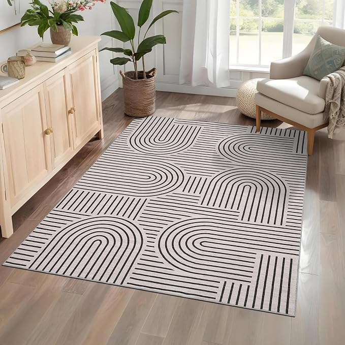 ROYHOME Washable Rug 5x7 Area Rugs by ROYHOME