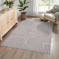 Washable Rug 3x5 Area Rugs for Living Room, Abstract Rug for Bedroom, Soft by ROYHOME