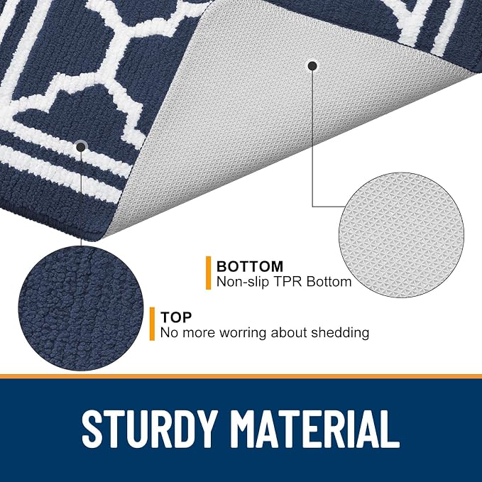 Buganda Indoor Door Mat, Dirt Resistant and Absorbent Entrance Mat, Low Profile - Image 4