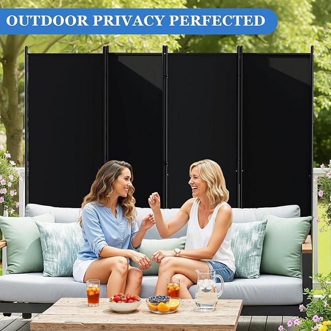 SUNALLY Room Divider 6FT Folding Privacy Screens - Image 6