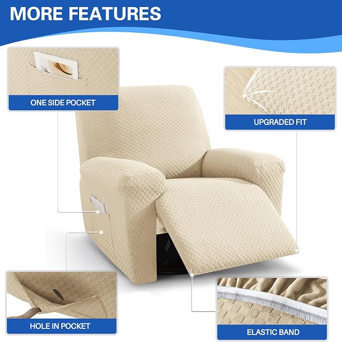 MAXIJIN Recliner Cover Slipcovers - Image 4