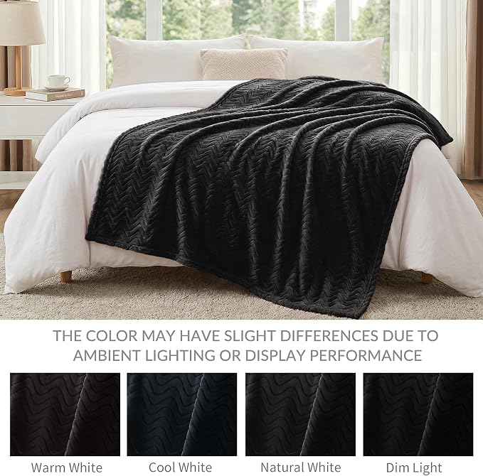 Exclusivo Mezcla King Blanket for Bed, Cozy Lightweight Fleece Blankets for All - Image 6