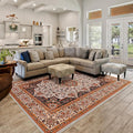 Area Rug for Bedroom, 4x6Ft Non-Slip Modern Carpet for Dining Room Farmhouse by Rtizon