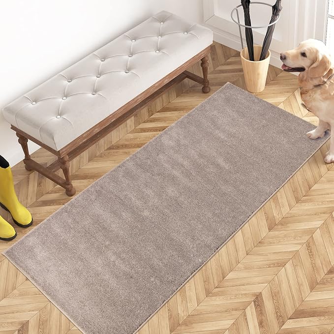 PURRUGS Dirt Trapping Door Mat 24" x 59", Non-Slip Machine Washable Entryway Rug by PURRUGS