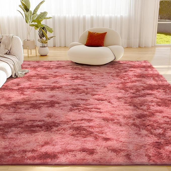 Litanika 9x12 Fluffy Shag Faux Fur Area Rug by Litanika