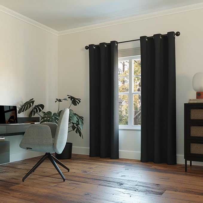 Sun Zero Easton Energy Saving Blackout Grommet Curtain Panel - Image 4
