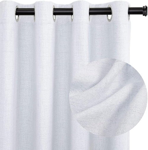 100% Blackout Shield Linen Blackout Curtains by 100BlackoutShield