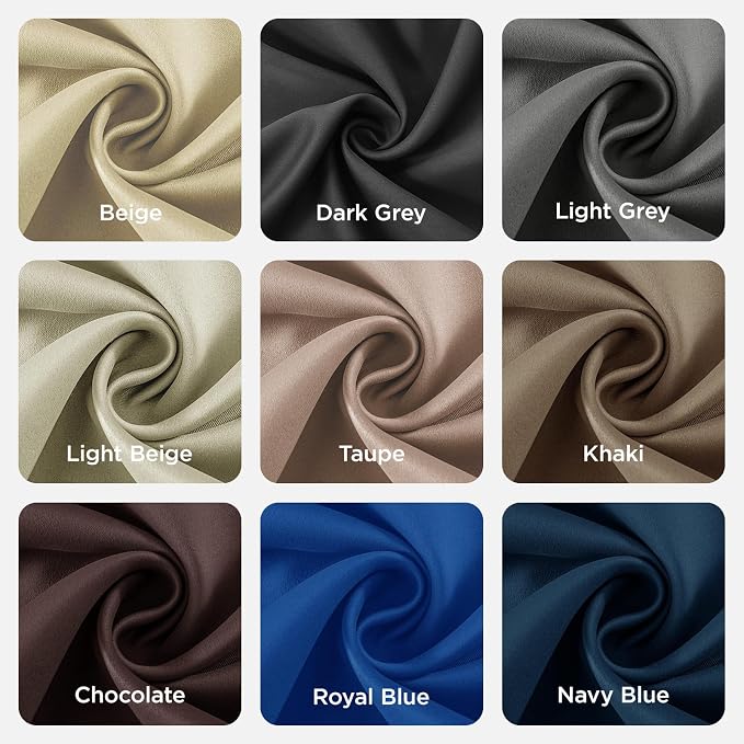 Joydeco Blackout Curtains 120 Inch Length 2 Panels Set, Thermal Insulated Long - Image 8
