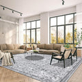 Vaukki Living Room Rug, Vintage Shaggy Soft Laundry Rug, Non Slip Kitchen Area by Vaukki