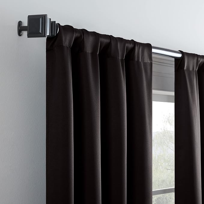 ECLIPSE Blackout Curtains for Bedroom-Darrell 37" x 63" Insulated Darkening - Image 3