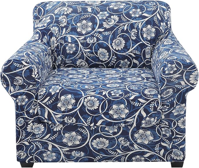 hyha Couch Covers, Chair/Sofa Covers, Floral Pattern, 2 Pieces, Armchair by hyha