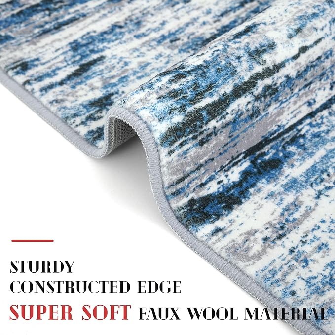 Lansny Modern Abstract Runner Rug 2.6x12 - Image 5
