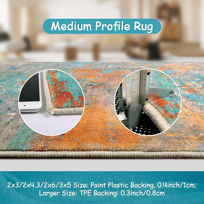 Lahome Modern Abstract 10x14 Area Rug - Image 6