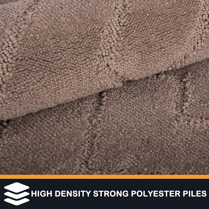PURRUGS Easy Care Area Rug 4ft x 6ft, Non-Slip Machine Washable Entry Rug - Image 5