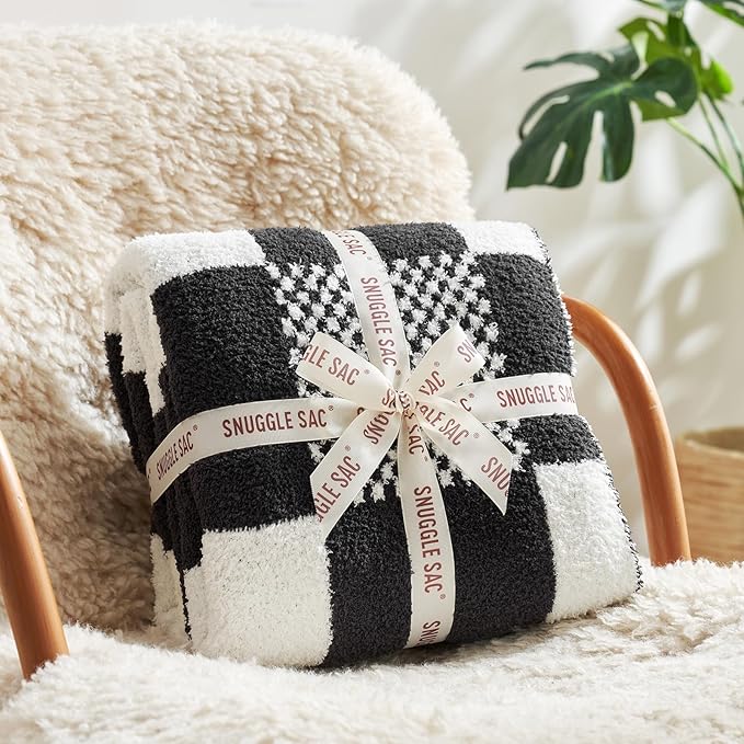 Snuggle Sac Checkered Blanket, 50x60 inches - Image 2