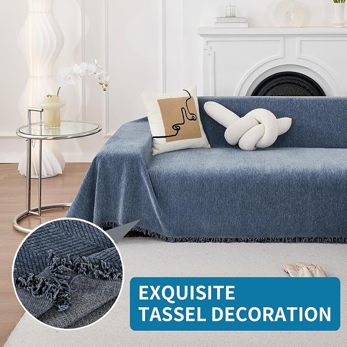HAOMAIJIA Chenille Couch Cover Sofa Covers - Image 6