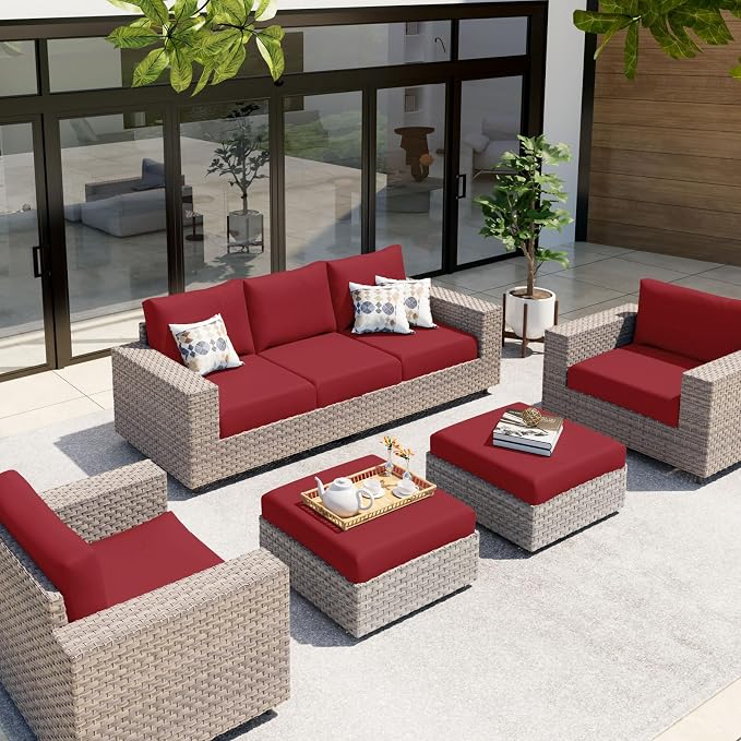 hyha Waterproof Couch Cushion Covers, Stretch Sofa Couch Seat Slipcover - Image 8