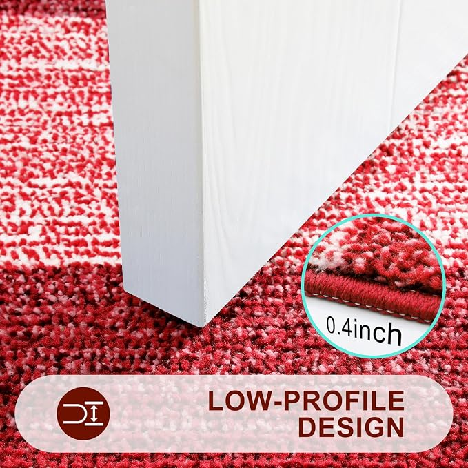 Kitinjoy Indoor Outdoor Door Mat, 47x20 Non-Slip Absorbent Dirt Trapper - Image 4