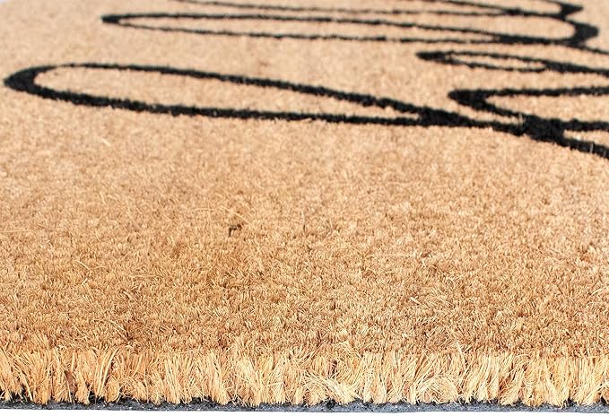 LuxUrux Hello Door Mat Outdoor Coco Coir Doormat, - Image 8