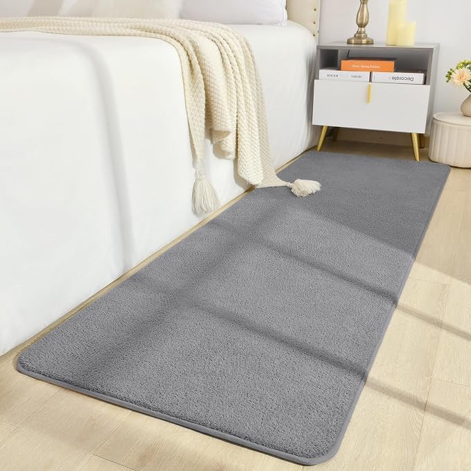 Soft Runner Rugs for Bedroom 2x6, Non Slip Runners for Hallway Kitchen Laundry - Image 2