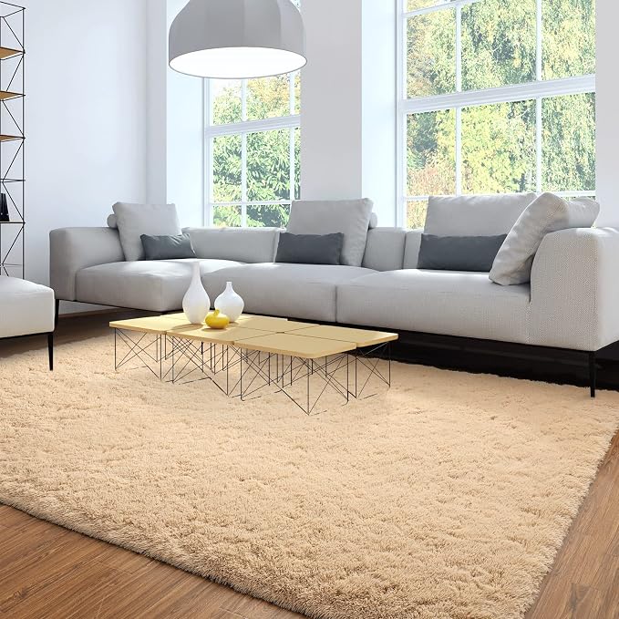 Merelax Soft Modern Indoor Large Shaggy Rug by Merelax