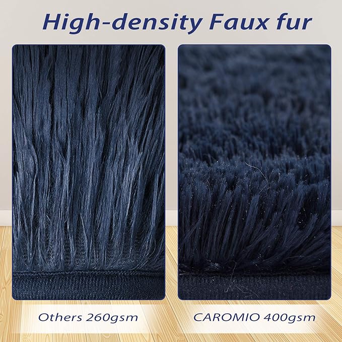 CAROMIO Fluffy Area Rugs 10x13 Extra Large Plush and Thick Shaggy Rug - Image 2