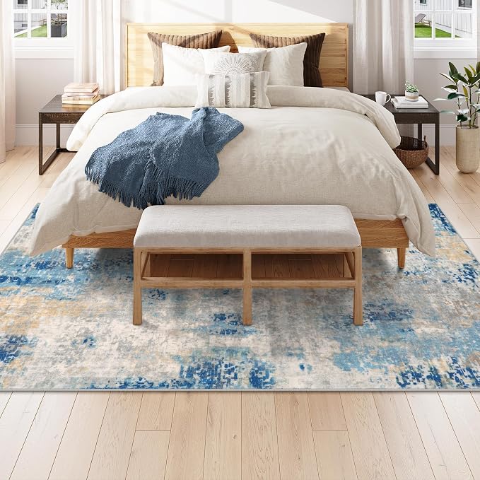 Lahome Modern Abstract 6x9 Area Rugs - Image 2