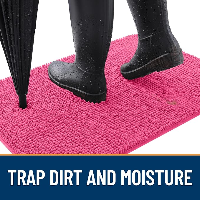 OLANLY Dog Door Mat for Muddy Paws 59x24, Absorbs Moisture and Dirt, Absorbent - Image 2