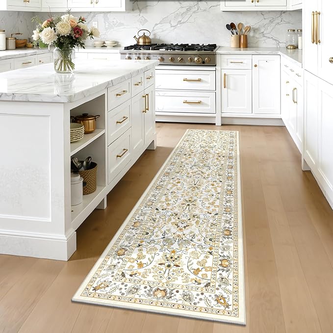 LOKHOM Washable Runner Rug, 2x8 Non-Slip Vintage Hallway Runner Rug - Image 4