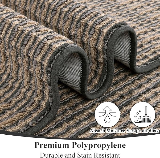 SHACOS Non Slip Kitchen Runner Rug 2x6 Ft, Rubber Backed Washable Runner Rug - Image 3