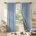 RYB HOME Linen Texture Curtains by RYBHOME