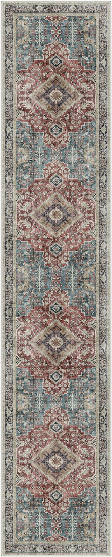 GENIMO 2X10 Washable Vintage Runner Rug - Image 6