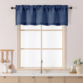 Chyhomenyc Navy Blue Valance for Windows by Chyhomenyc