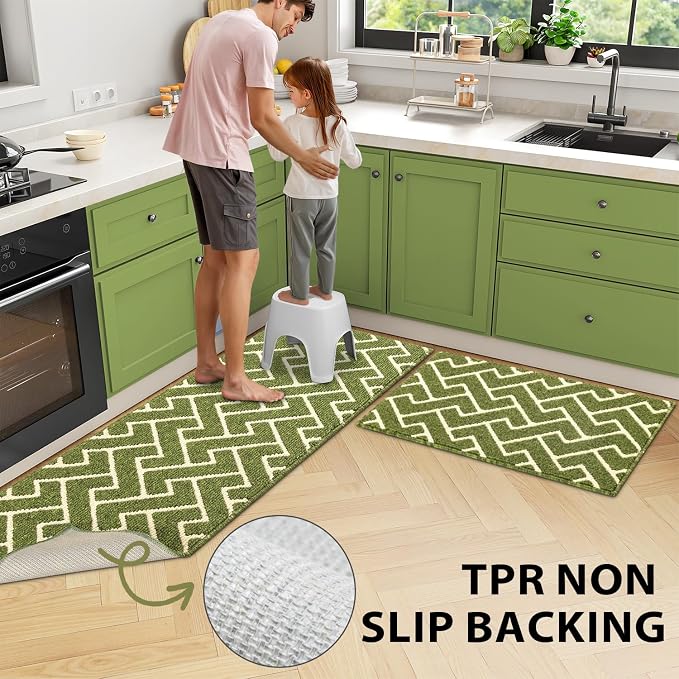hicorfe Dirt Trapper Indoor Doormat, Non Slip Backing Washable Door Mats - Image 3
