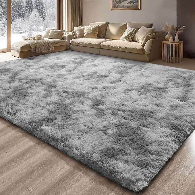 Merelax Soft Modern Indoor Large Shaggy Rug by Merelax