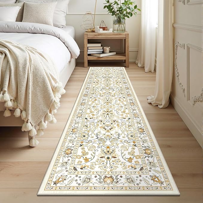 LOKHOM Washable Runner Rug, 2x8 Non-Slip Vintage Hallway Runner Rug - Image 3
