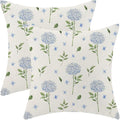 AEIOAE Spring Pillow Covers 18x18 Inch Set of 2, Floral Summer Outdoor Seasonal by AEIOAE