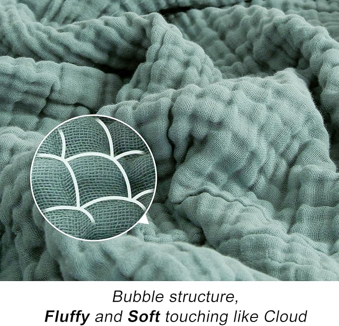 EMME Cotton Muslin Blanket King Size - Image 2