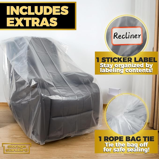 Plastic Furniture Covers for Moving Storage - Image 4
