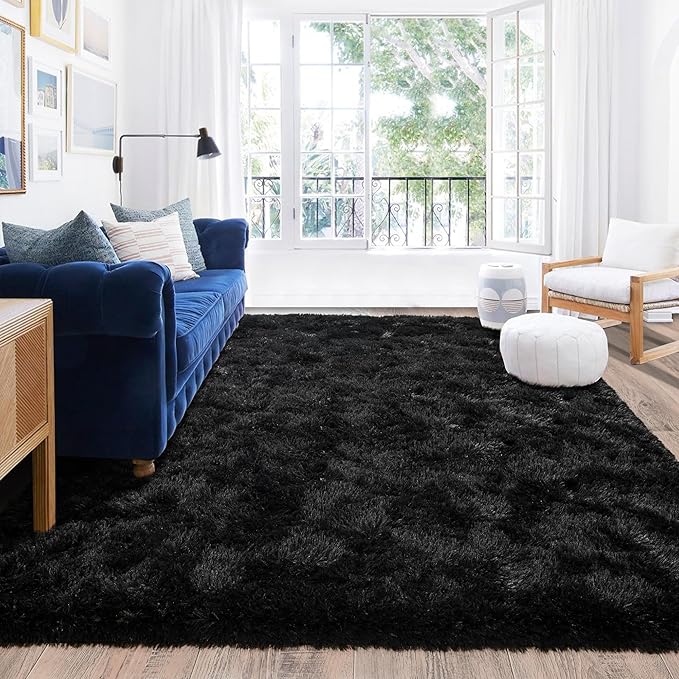 Large Rugs for Living Room 9x12, Soft Shaggy Modern Shag Area Rug for Bedroom - Image 2